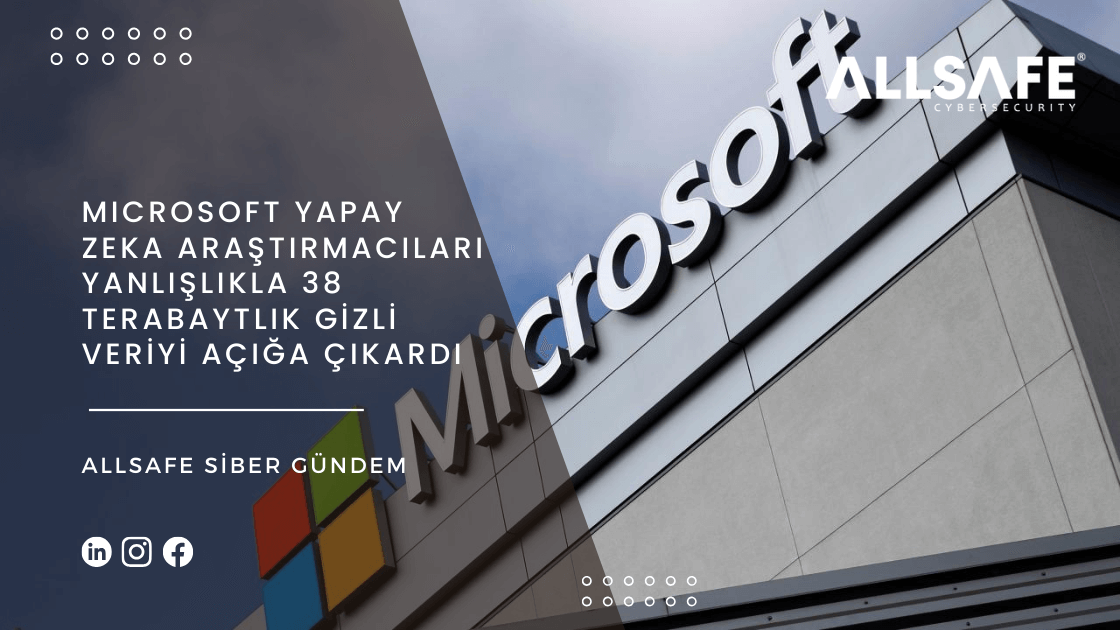 Microsoft Yapay Zeka Araştırmacıları Yanlışlıkla 38 Terabaytlık Gizli Veriyi Açığa Çıkardı